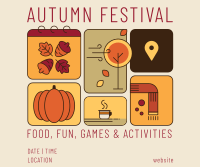Fall Festival Calendar Facebook post Image Preview