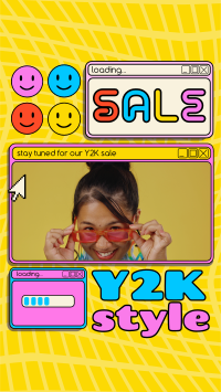 Y2K Fashion Brand Sale Facebook story Image Preview