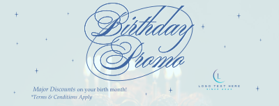 Birthday Promo Facebook cover Image Preview