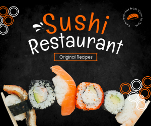 Sushi Resto Facebook post Image Preview