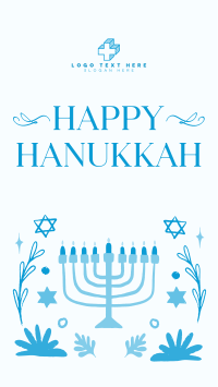 Peaceful Hanukkah YouTube Short Design