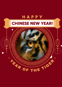 Year of the Tiger 2022 Flyer Design