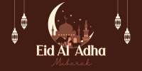 Blessed Eid Al Adha Twitter Post Design