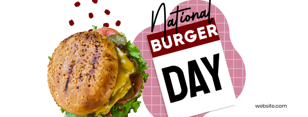 Fun Burger Day Facebook Cover Design Image Preview