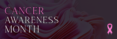 Cancer Awareness Month Twitter header (cover) Image Preview