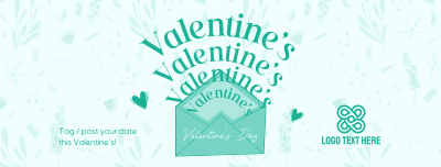 Valentine's Envelope Facebook cover Image Preview