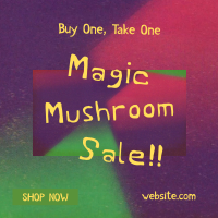 Psychedelic Mushroom Sale Instagram post Image Preview