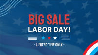 Sale Labor Day Facebook Event Cover Design