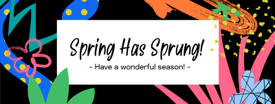 Spring Has Sprung Facebook cover Image Preview
