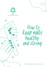 How to keep nails healthy Poster Image Preview