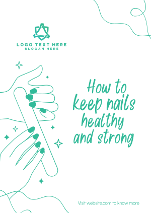 How to keep nails healthy Poster Image Preview