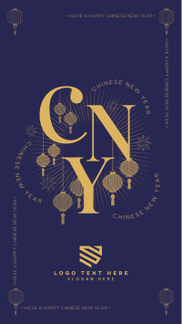 Elegant Chinese New Year Facebook Story Design