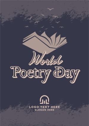 Happy Poetry Day Poster Image Preview