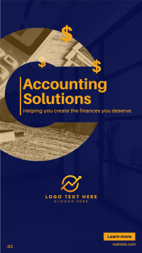 Accounting Solution Facebook story Image Preview
