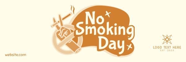 Quit Smoking Now Twitter Header Design Image Preview