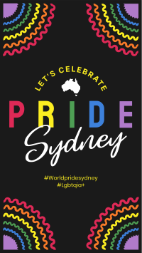 Sydney Pride Instagram Story Design