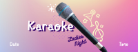Karaoke Ladies Night Facebook cover Image Preview