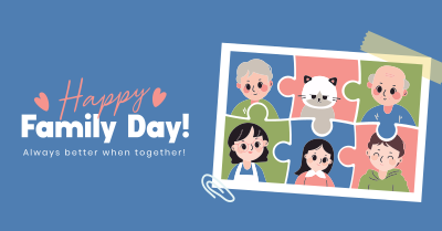 Adorable Day of Families Facebook ad Image Preview
