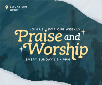 Praise & Worship Facebook Post Design