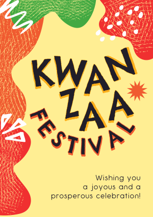 Kwanzaa Festival Greeting Flyer Image Preview