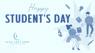 Student Geometric Day Facebook event cover Image Preview