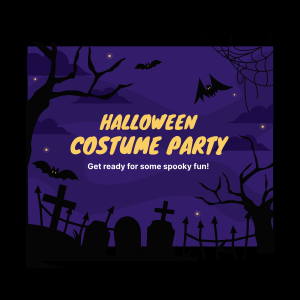 Halloween Party Instagram post