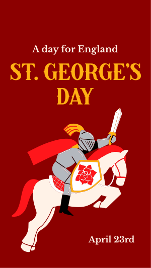 Happy St. George's Day Instagram story Image Preview