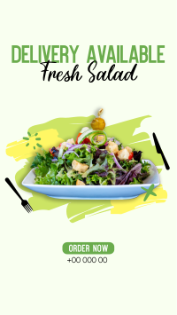 Fresh Salad Facebook Story Design