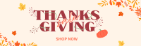 Thanksgiving Autumn Sale Twitter Header Image Preview