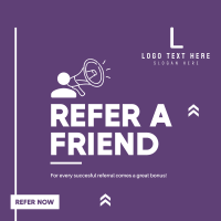 Refer A Friend To Earn Instagram Post Design