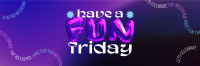 Fun Friday Balloon Twitter header (cover) Image Preview