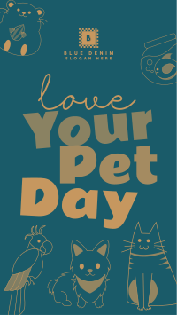 Love Your Pet Day Instagram reel Image Preview