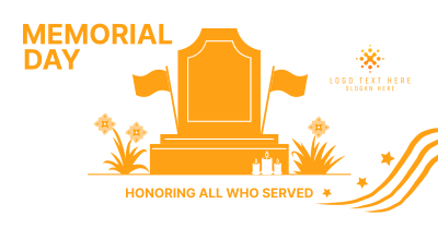 Memorial Day Tombstone Facebook ad Image Preview