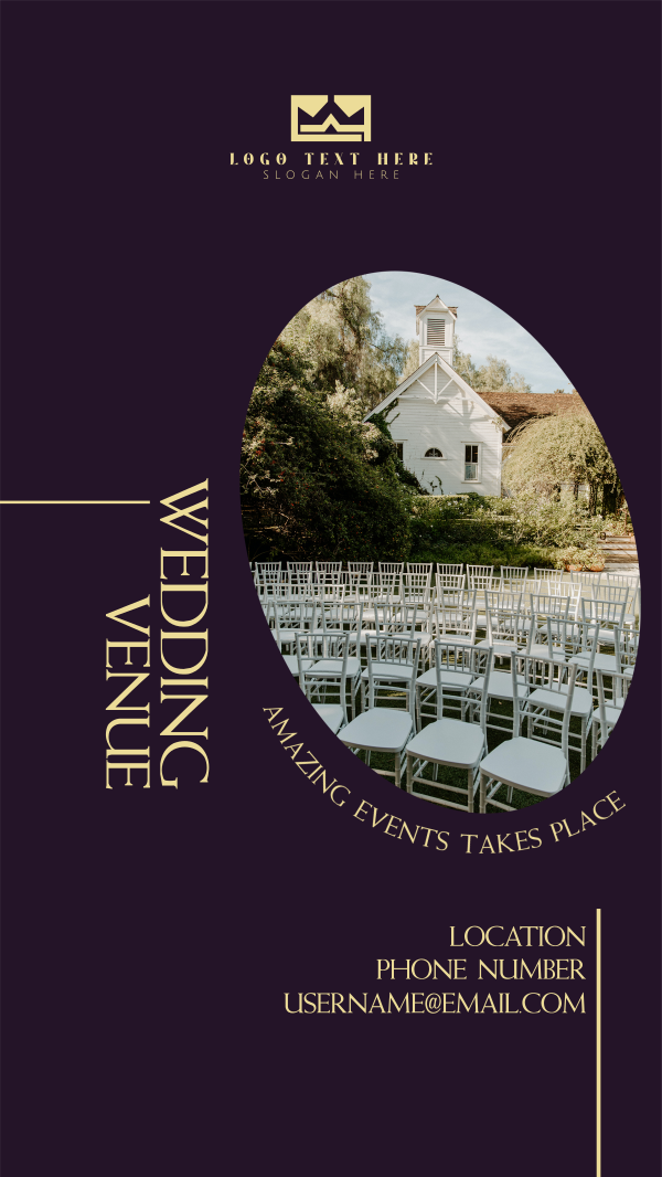 Wedding Venue Instagram Story Design