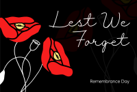 Remembrance Poppies Pinterest Cover Design