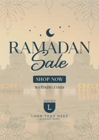 Rustic Ramadan Sale Poster Image Preview