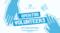 Volunteer Helping Hands Animation Image Preview