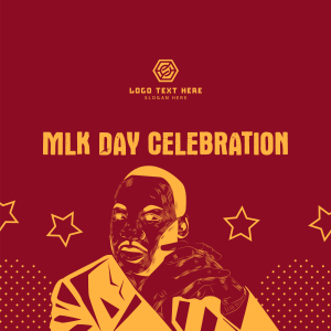 MLK Day Celebration Instagram post Image Preview