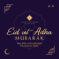 Blessed Eid ul-Adha Instagram post Image Preview