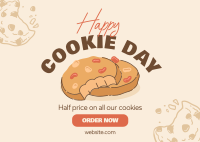 Cookies with Nuts Postcard Design