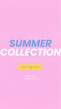 90's Lines Summer Collection Facebook Story Design