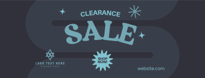 Cute Y2K Clearance Sale Facebook cover Image Preview