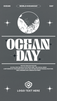 Retro Ocean Day Instagram reel Image Preview