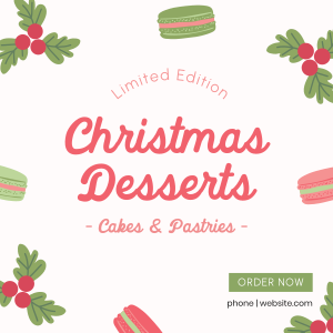 Cute Homemade Christmas Pastries Instagram Post Image Preview