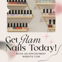 Salon Glam Nails Instagram post Image Preview