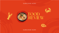 Food Review YouTube Banner Image Preview