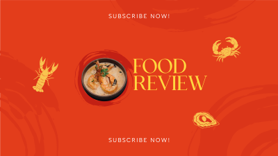 Food Review YouTube cover (channel art) Image Preview