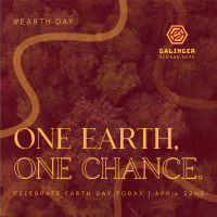 One Earth Instagram Post Design