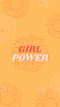 Girl Power Facebook story Image Preview