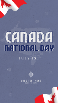Canada National Day YouTube Short Design